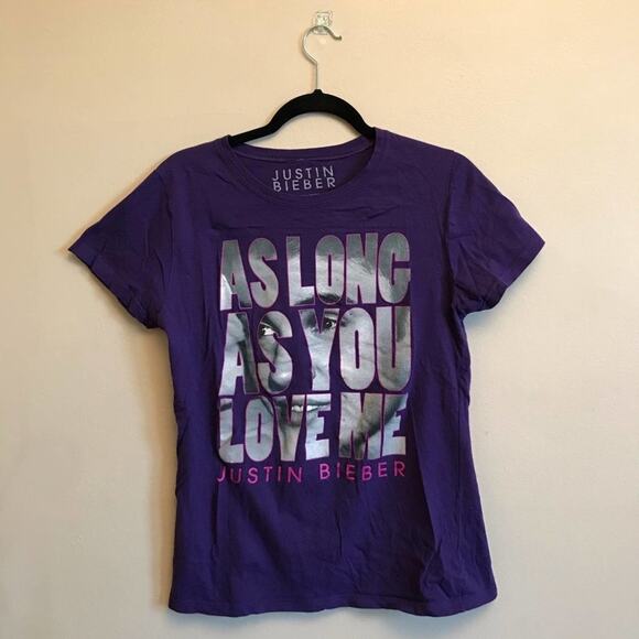 Justin Bieber XL As Long as You Love Me t-shirt pop music - Picture 1 of 6